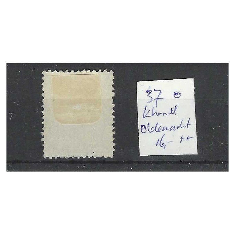 Nederland 21 Willem III 1872  "OLDEMARKT 1891" kleinrond VFU/gebr CV 16 €