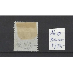 Nederland 26 Willem III 1872  "DRUNEN 1886" kleinrond VFU/gebr CV 40 €