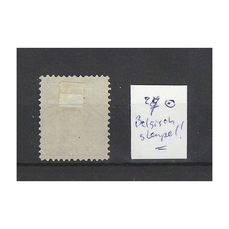 Netherlands 27 Willem III 1872  BELGISCH-cancel VFU/used CV ?? €