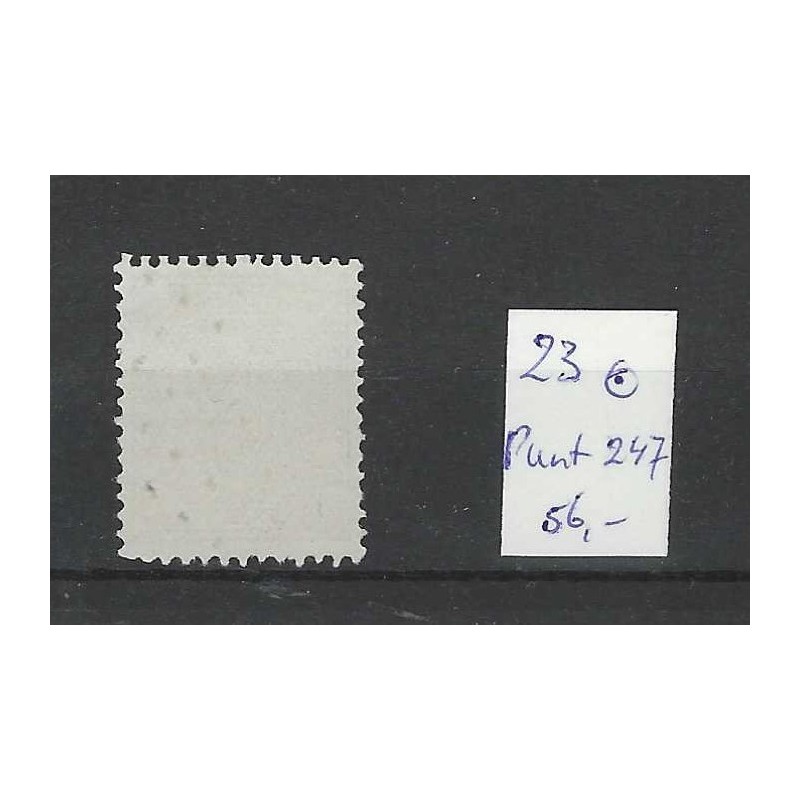 Netherlands 23 Willem III 1872  numeral dot cancel 247 VFU/used  CV 56 €