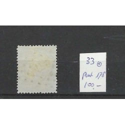 Netherlands 33 Numeral with numeral dot cancel 178 VFU/used  CV 100 €