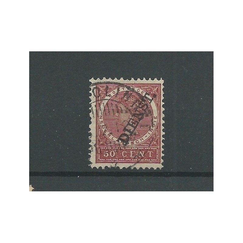 Dutch East Indies D25 Official  50ct  VFU/used  CV 12,5 €