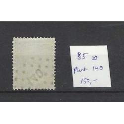 Nederland 35 Wilhelmina met puntstempel 140 VFU/gebr  CV 150 €