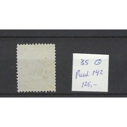 Netherlands 35 Wilhelmina with numeral dot cancel 142 VFU/used  CV 125 €