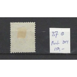 Netherlands 37 Wilhelmina with numeral dot cancel 204 VFU/used  CV 150 €