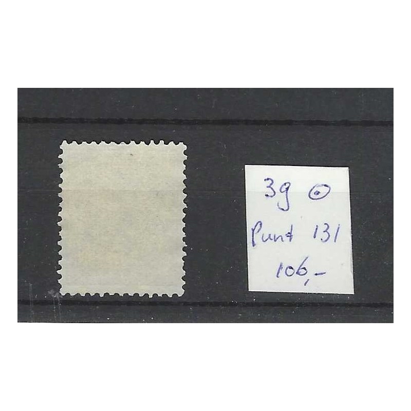 Nederland 39 Wilhelmina met puntstempel 131 VFU/gebr  CV 106 €