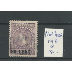 Dutch East Indies  141A Emergency issue 11,5x11 gr.gt  VFU/used  CV 150 €
