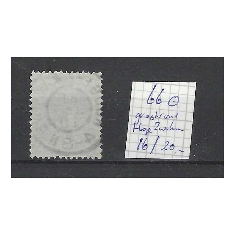 Nederland 66 Wilhemina "HOGE ZWALUWE 1910" VFU/gebr  CV 36 €
