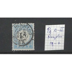 Netherlands P9 D-II  Postage due 1881 "HENGELOO1914" VFU/used  CV 10+ €
