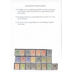 Nederland 177-198 Wilhelmina m. wm. MNH/postfris  CV 800 € met Attest !
