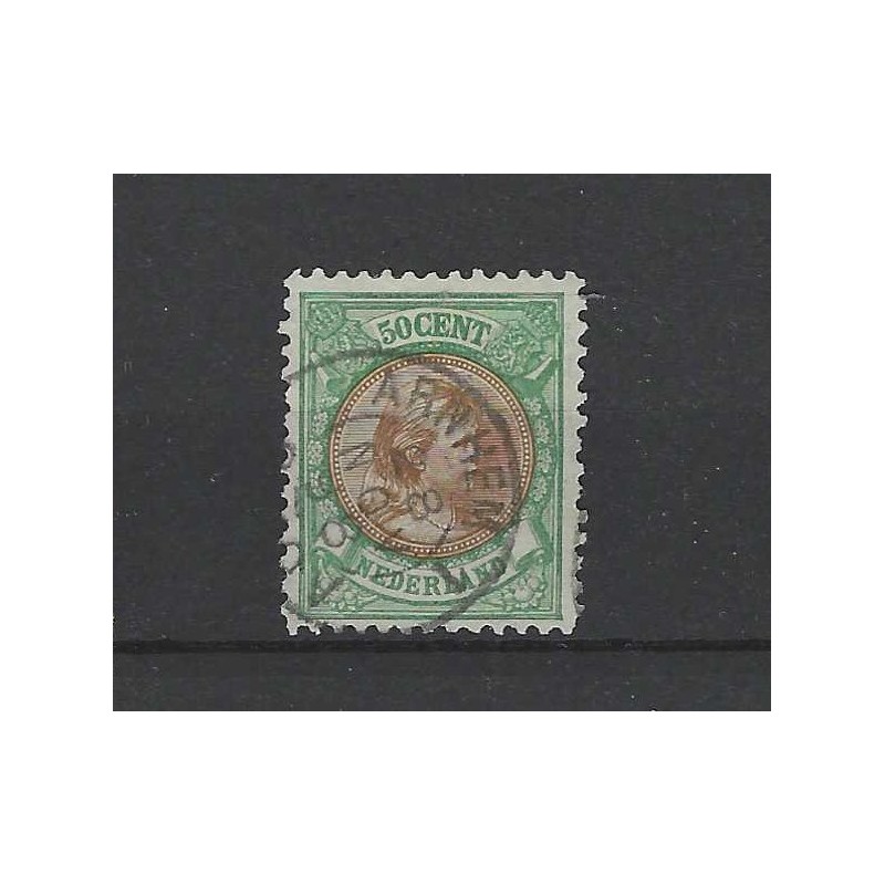 Nederland 45B Wilhelmina "ARNHEM-1 1898" kleinrond VFU/gebr CV 45 € Nederland 45B Wilhelmina "ARNHEM-1 1898" kleinrond VFU/gebr CV 45 €
