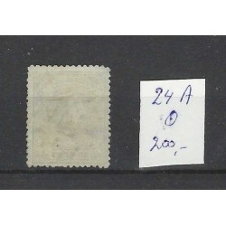Netherlands 24A Willem III 1872  14x14 kl.gt VFU/used  CV 200 €  SUPERB !!