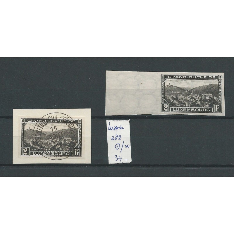 Luxemburg 282 Esch an der  Alzette  MH & VFU CV 34 €
