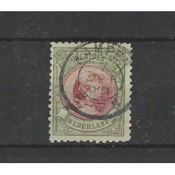 Nederland 48 Wilhelmina "KAMPEN 1899" kleinrond VFU/gebr  CV 575+ €