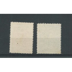 Curaçao  42-43 Wilhelmina  1,5 and 2,5 Gld  VFU/used   CV 85 €