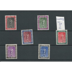 Luxembourg  303-308  Chartas  VFU/used  CV 50 €