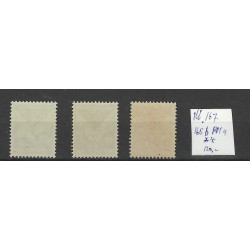Nederland 166, 167, 168b PM4 Kind 1925 MNH/postfris CV 120 €