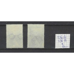 Netherlands 236A-236B Wilhelmina Fotomontage MH/unused  CV 80 € Certificate