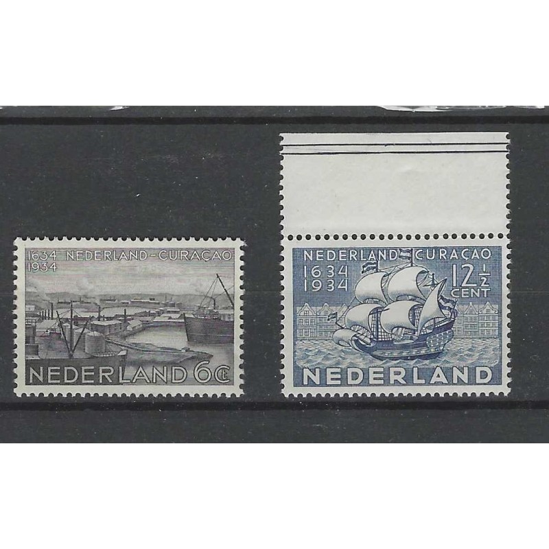 Nederland 267-268 Curacao-zegels MNH/postfris CV 80 € Nederland 267-268 Curacao-zegels MNH/postfris CV 80 €