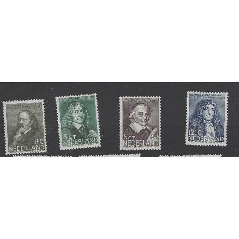 Nederland 296-299 Zomer 1937 MNH/postfris CV 40 € Nederland 296-299 Zomer 1937 MNH/postfris CV 40 €