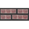 Netherlands 356A-D  Guilloche Combinaties MNH CV 98 €