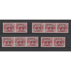 Netherlands 356A-D  Guilloche Combinaties MNH CV 98 €