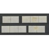 Netherlands 356A-D  GUILLOCHE combinaties VFU/used CV 67 €