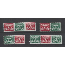 Netherlands 379a-d  Vliegende Duif  Combinaties MNH CV 11 €