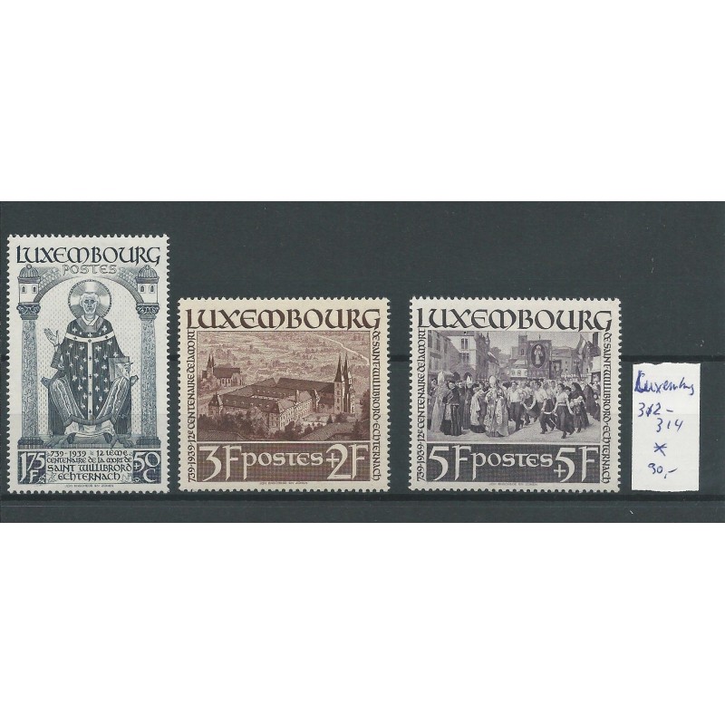 Luxemburg  312-314  MH/ongebr  CV 30 €