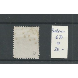 Suriname 6D  Willem III 1873  VFU/used  CV 25 €
