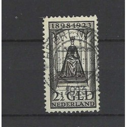 Netherlands 130 Wilhelmina 1923 "HEERENVEEN"cancel VFU/used  CV 275 € !!SUPERB!!