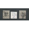 Suriname 30 and 30a  Provisional issue VFU/used  CV 150 €