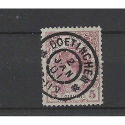 Nederland 79 Wilhelmina "DOETINCHEM 1901" grootrond VFU/gebr  CV 10++ €