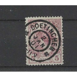 Netherlands 79 Wilhelmina "DOETINCHEM 1901" large round cancel VFU/used  CV 10++ €
