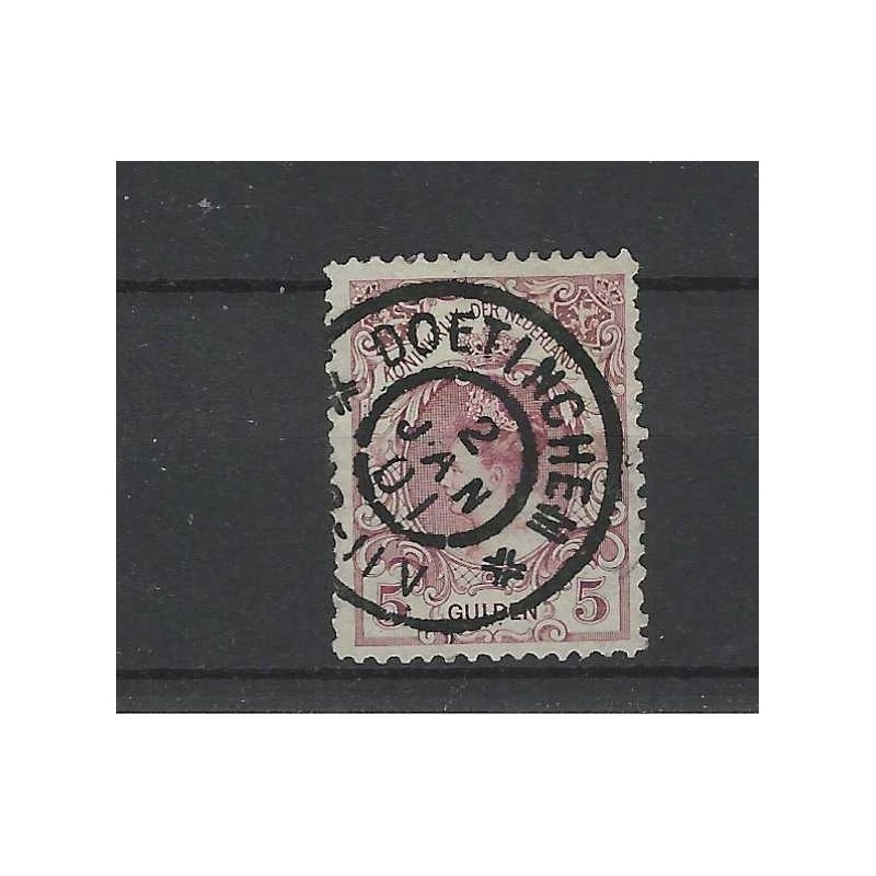 Nederland 79 Wilhelmina "DOETINCHEM 1901" grootrond VFU/gebr  CV 10++ €