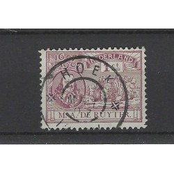 Netherlands 87 De Ruyter "HOEK 1907" large round cancel VFU/used  CV 15++ €