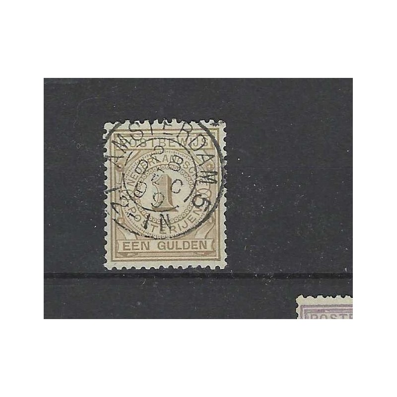Nederland PW1 Postbewijs "AMSTERDAM-5 1899" kleinrond VFU/gebr  CV 35++ €
