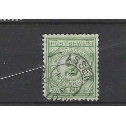 Netherlands PW3 Postbewijs "ASSEN 1894" small round cancel VFU/used  CV 90++ €