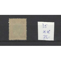 Ned. Indie 35  Hulpzegel  MNH/postfris  CV  75 €