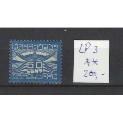 Nederland  LP3  Luchtpost MNH/postfris  CV 300 €