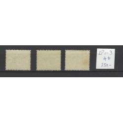 Nederland  LP1-3  Luchtpost MNH/postfris  CV 250 €