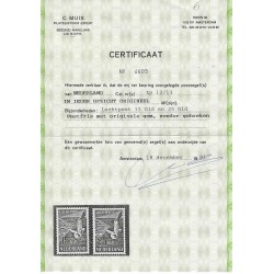 Nederland  LP12-13 Meeuwen Luchtpost MNH/postfris  CV 600 € Cerificaat !!