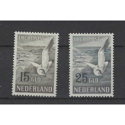 Nederland  LP12-13 Meeuwen Luchtpost MNH/postfris  CV 600 € Cerificaat !!