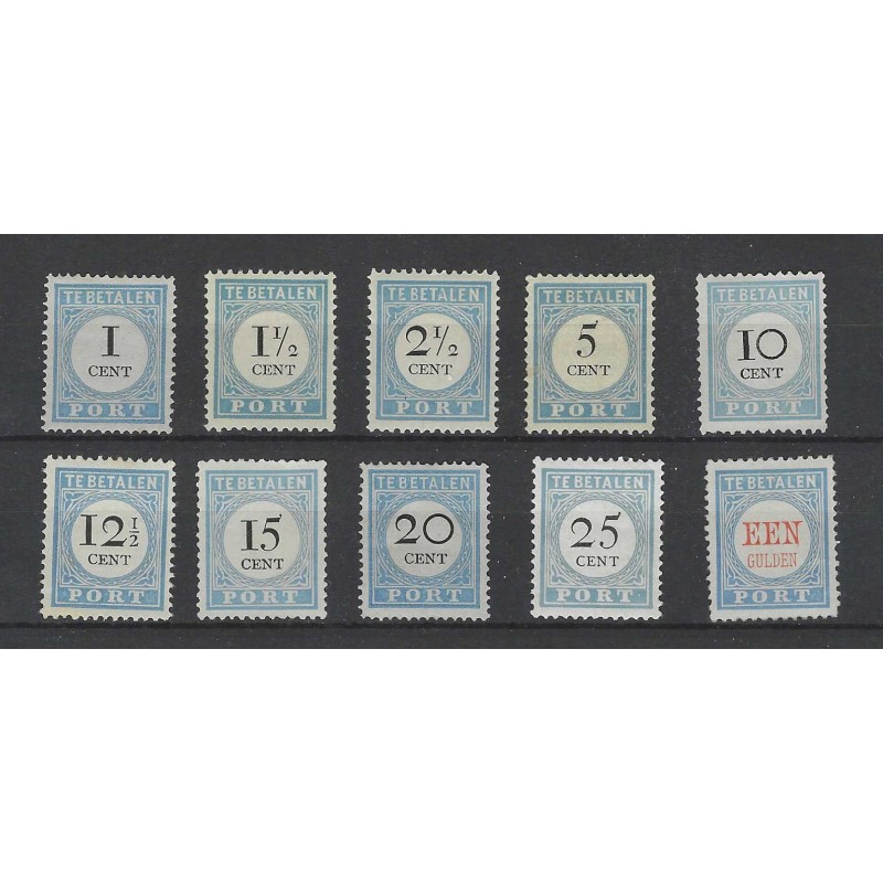 Nederland P3-12  Port 1881  MH/ongebruikt  CV 1415 €