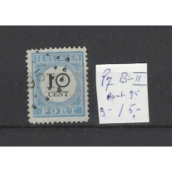 Nederland P7B-II  Port 1881met puntstempel 95 VFU/gebr  CV 15+ €