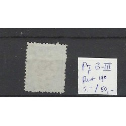 Nederland P7B-III  Port 1881met puntstempel 190 VFU/gebr  CV 55+ €