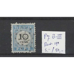 Nederland P7B-III  Port 1881met puntstempel 190 VFU/gebr  CV 55+ €