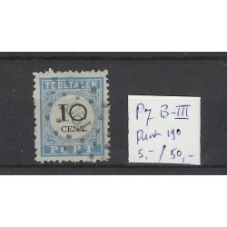 Nederland P7B-III  Port 1881met puntstempel 190 VFU/gebr  CV 55+ €