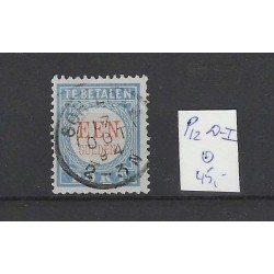 Nederland P12D-I  Port 1881 "SCHIEDAM 1894" kleinrond VFU/gebr  CV 45+ €
