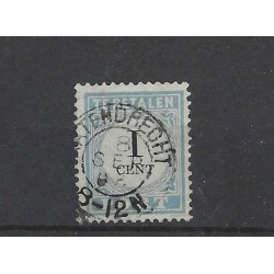 Netherlands P3D-III  Postage due 1881 "KATENDRECHT 1896" small round cancel VFU/used  CV 25+ €